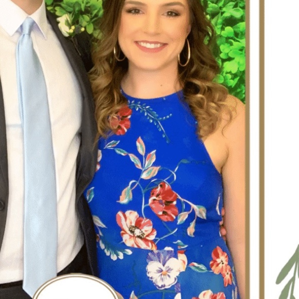 Yumi Kim Blue Floral Maxi Dress